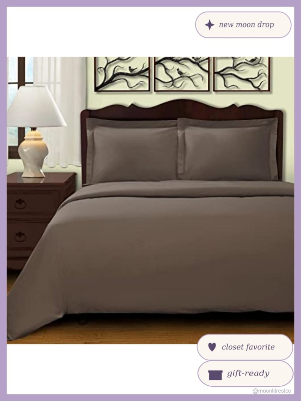 Egyptian Cotton Duvet Set 400TC, Grey